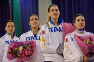 fioretto femminile squadra Italia Saint Maur